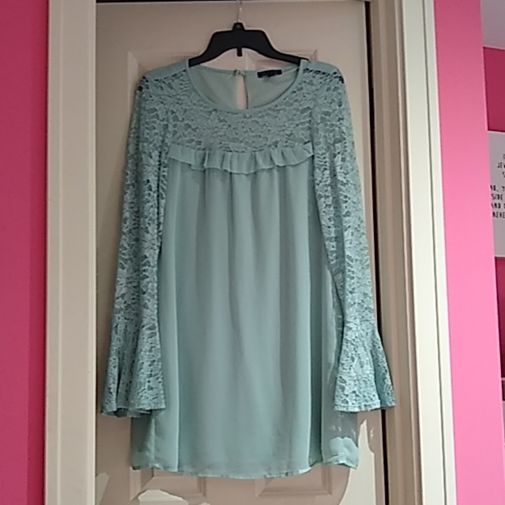 Blue dress